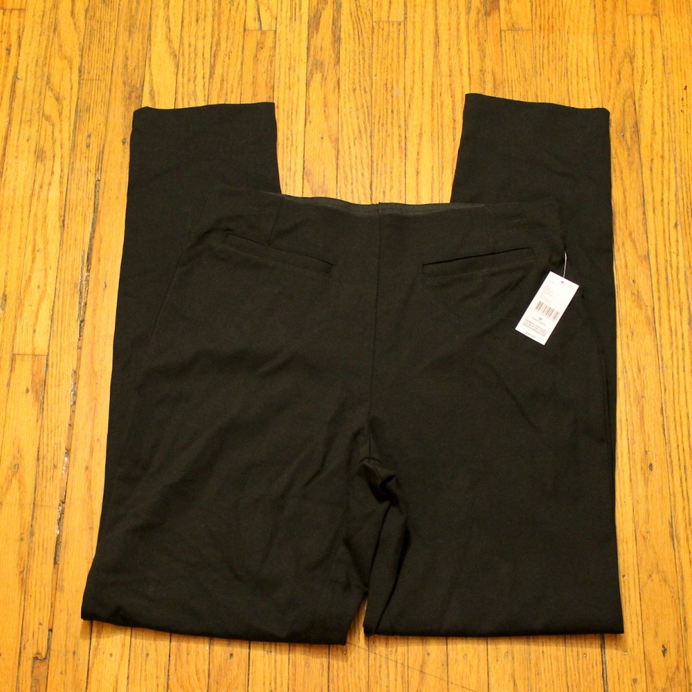 laura scott ponte pants, black dress pants
